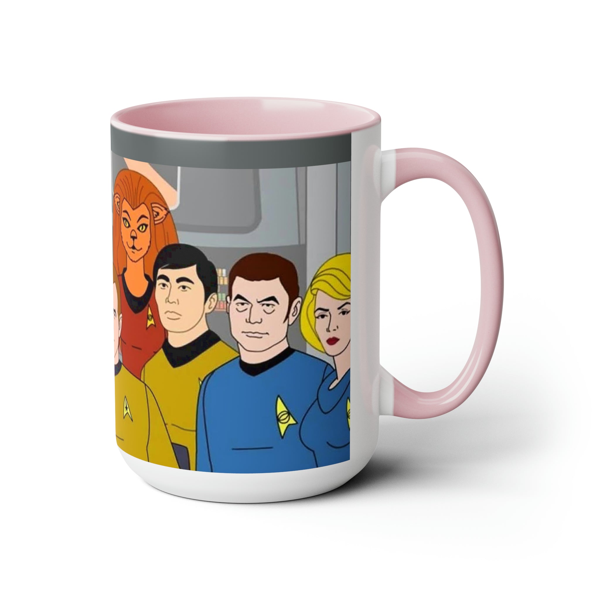 Star Trek Collection- White Ceramic Mug - Creations by Chris and Carlos